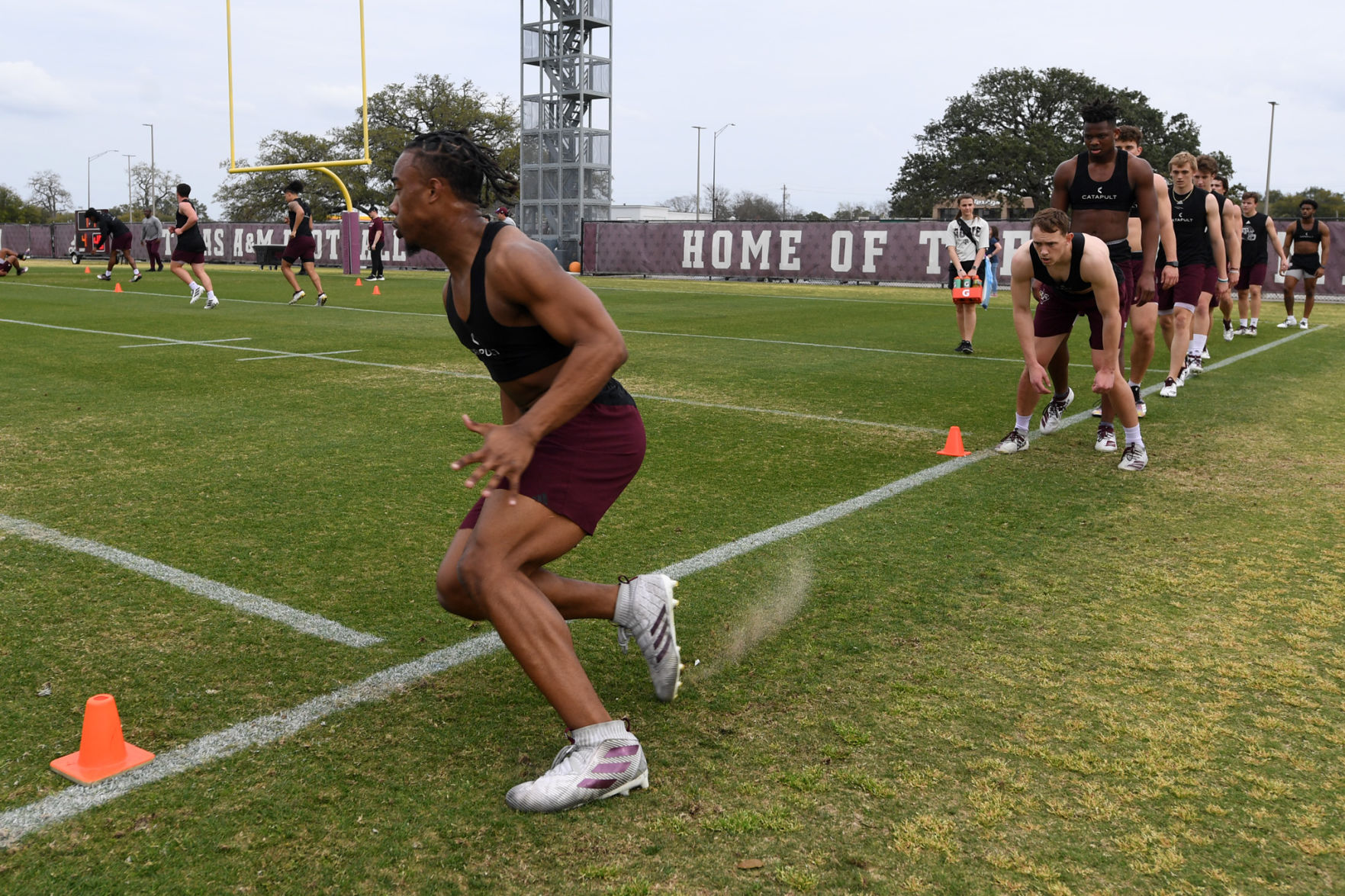 Texas A&M spring football drills